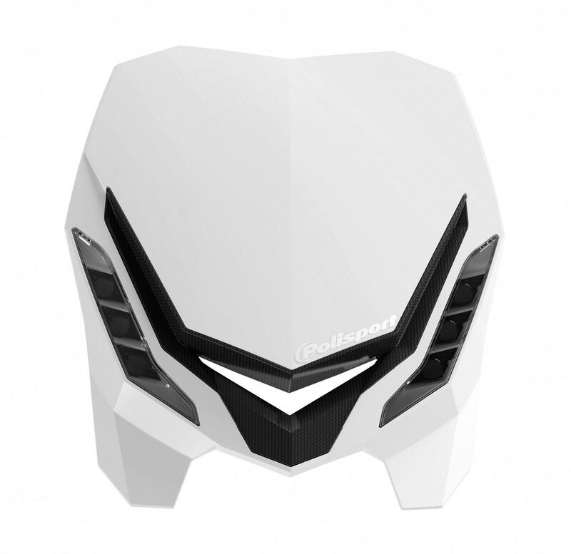 POLIS HEADLIGHT E BLAZE, WHT