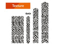 ALGIS TEXTURE FRAME GUARD KIT L LINES BK
