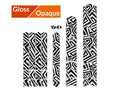 ALGIS OPAQUE FRAME GUARD KIT L LINES BLK