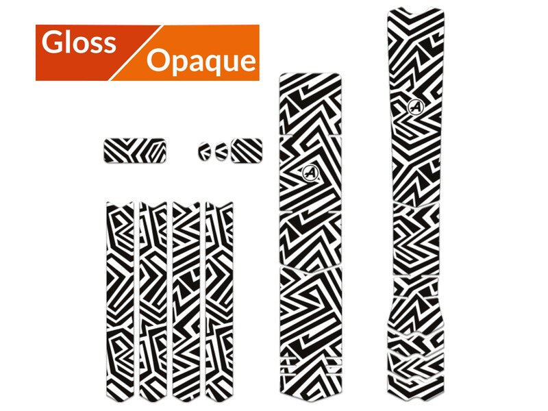 ALGIS GLOSS FRAME GUARD KIT XL LINES BLK