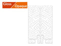 ALGIS GLOSS FORK GUARDS KIT LINES WHT