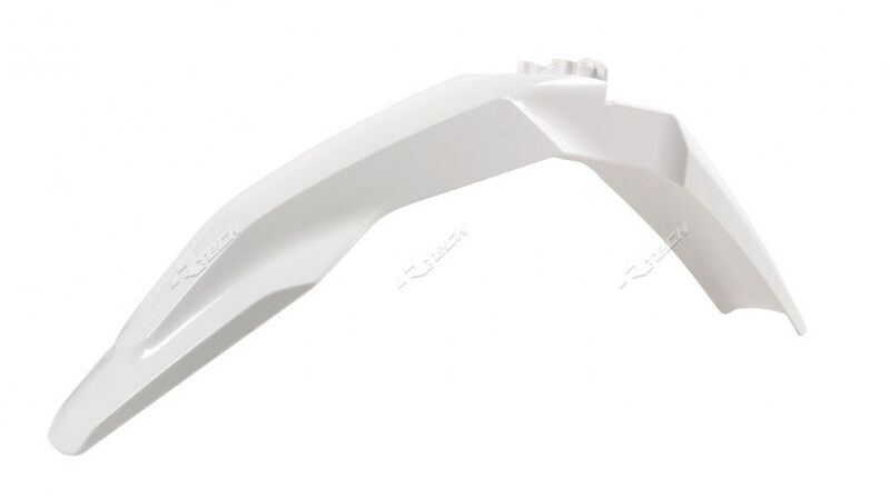 RTECH PLASTIC FRONT FENDER, WHT