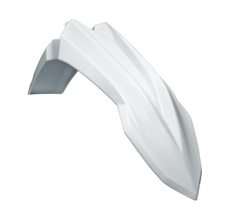 RTECH PLASTIC VENTED FRONT FENDER, WHT