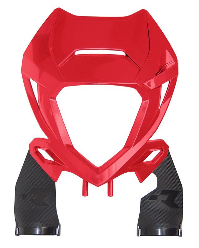 RTECH FRONT HEADLIGHT REP. PLASTIC, RED