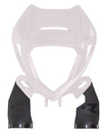 RTECH FRONT HEADLIGHT REP. PLASTIC, WHT