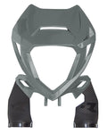 RTECH FRONT HEADLIGHT REP. PLASTIC, GRY