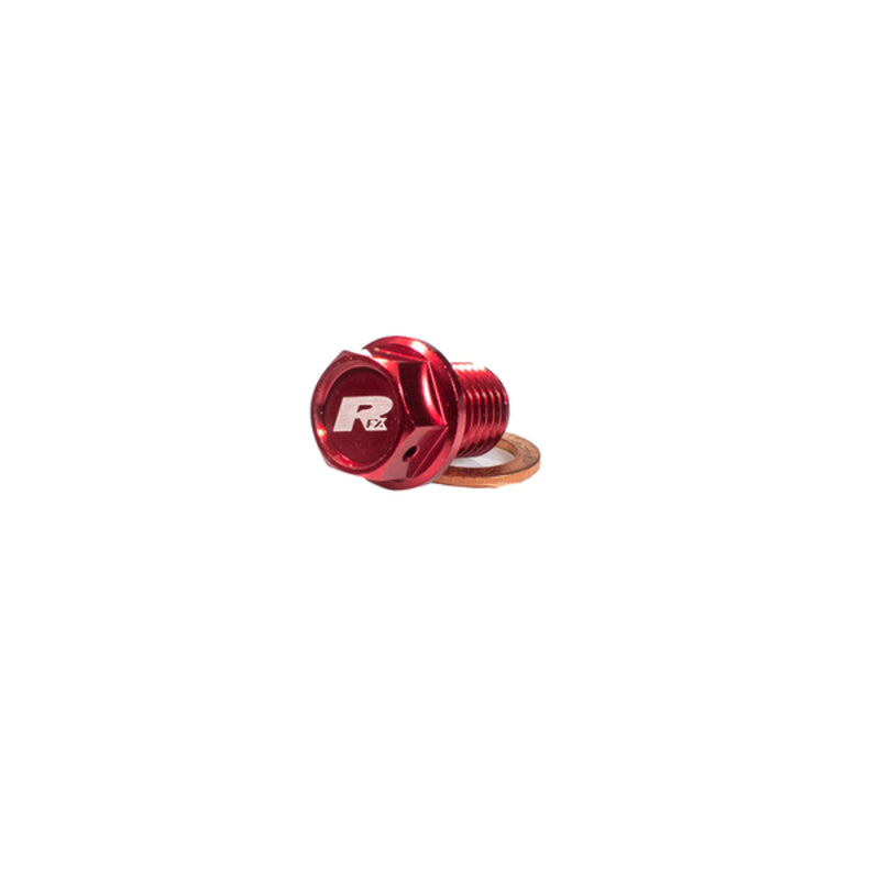RFX MAGNETIC DRAIN BOLT, RED
