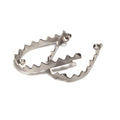 RFX PRO FOOTR. SHARK TEETH 2PCS, SIL