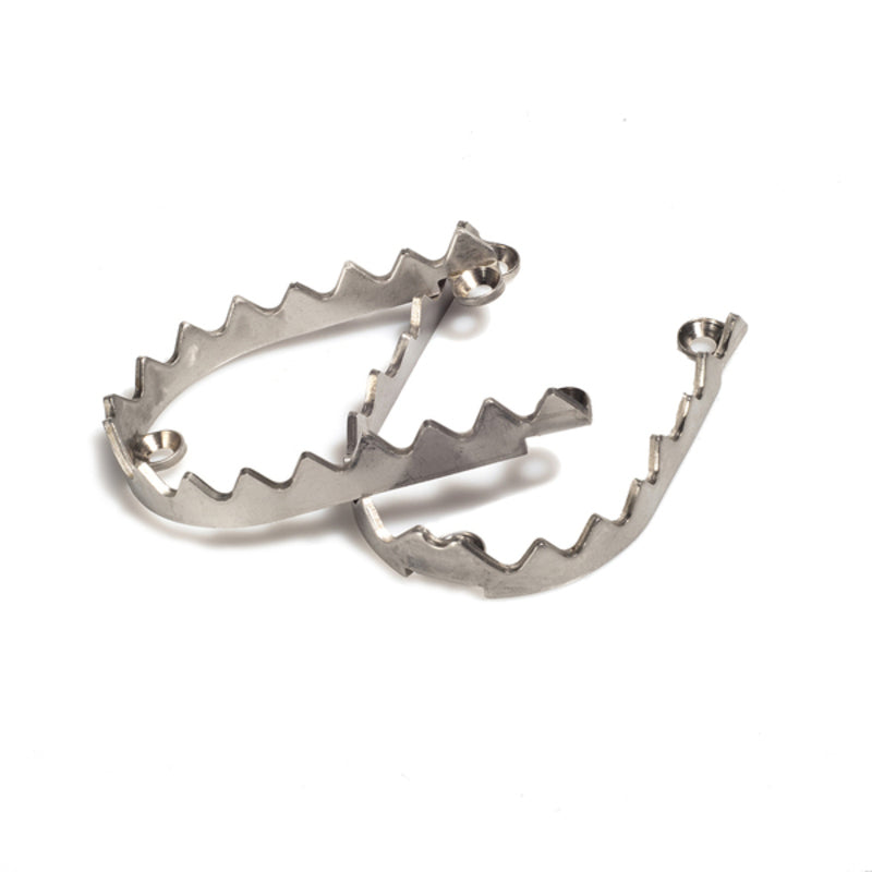 RFX PRO FOOTR. SHARK TEETH 2PCS, SIL