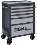 BETA ROLL CAB RSC24 6 DRAWERS, GRY/BLK