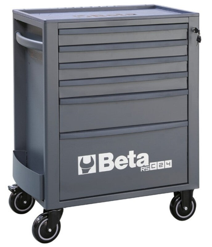 BETA ROLL CAB RSC24 6 DRAWERS, GRY/GRY
