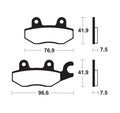 TECNI BRAKE PADS MF455 SINTER METAL