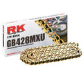 RK CHAIN MXU 428, GLD/BLK, 142