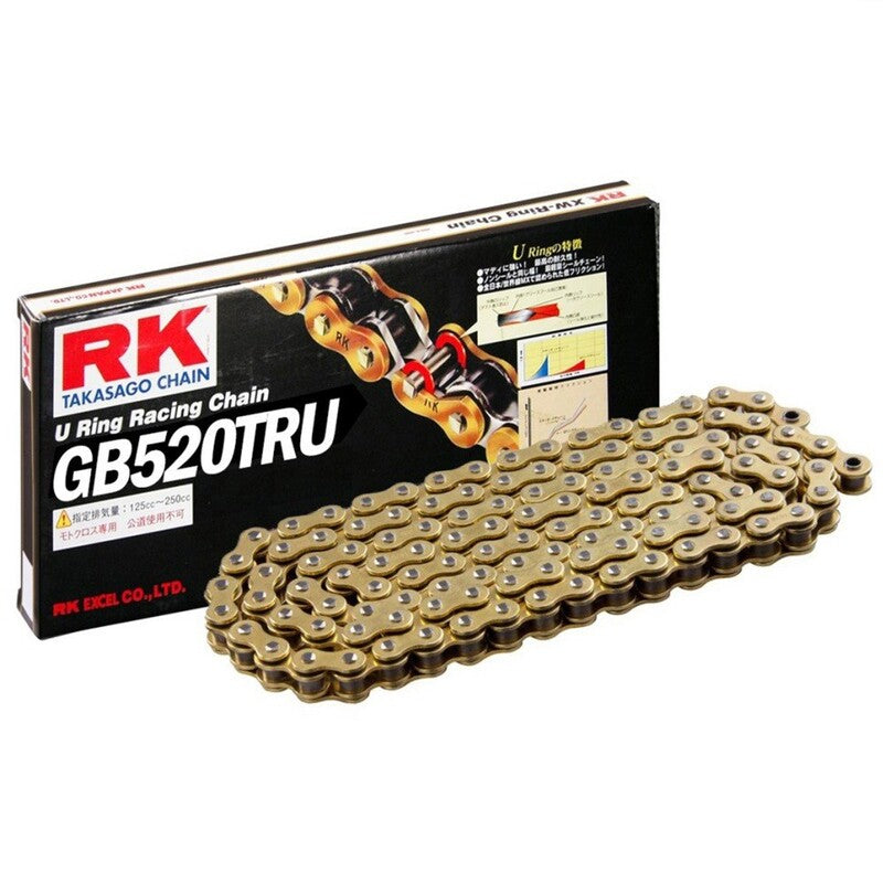 RK CHAIN TRU 520, GLD/BLK, 112