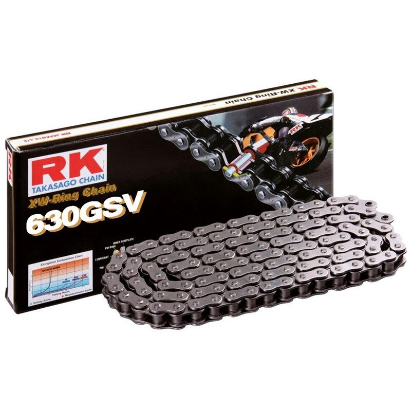 RK CHAIN GSV 630, BLK/BLK, 94