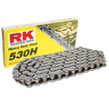 RK CHAIN H 530, BLK/BLK, 98