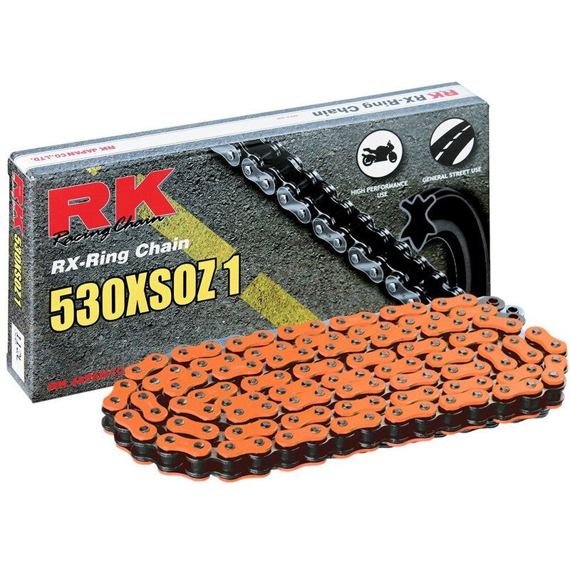 RK CHAIN XSOZ1 530, ORG/ORG, 120