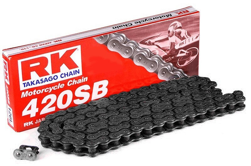RK CHAIN SB 420, BLK/BLK, 118