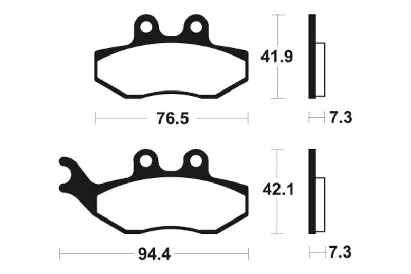 TECNI BRAKE PADS ME274