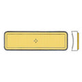 VPART RECTANGULAR SIDE REFLECTOR