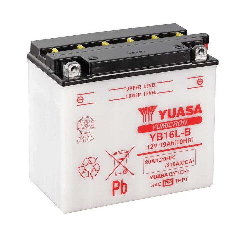 YUASA BATTERY YB16L-B CONV W/ ACID