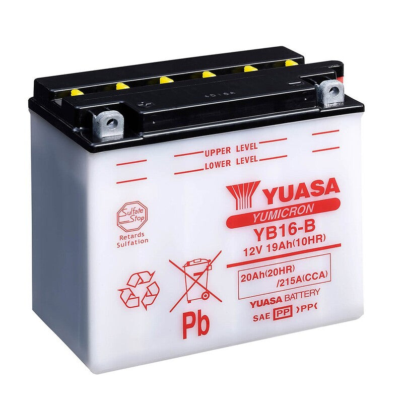 YUASA BATTERY YB16-B CONV W/ ACID