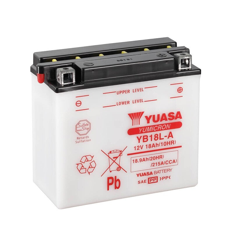 YUASA BATTERY YB18-A CONV W/ ACID