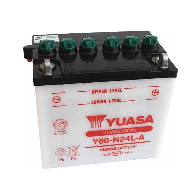 YUASA BATTERY Y60-N24L-A CONV W/ ACID