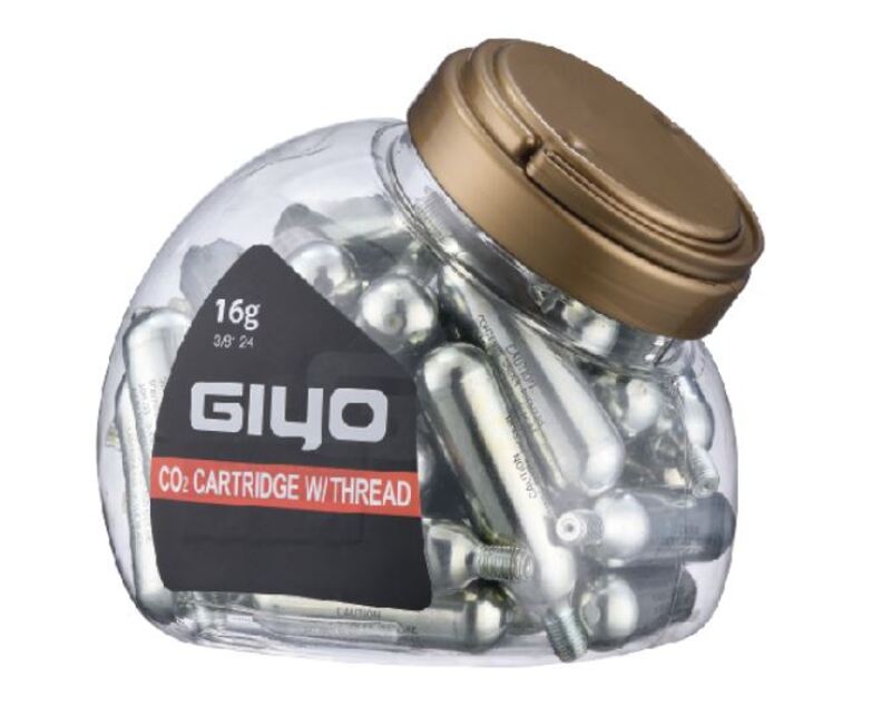 GIYO 16G CO2 CARTRIDGE JAR X40PCS