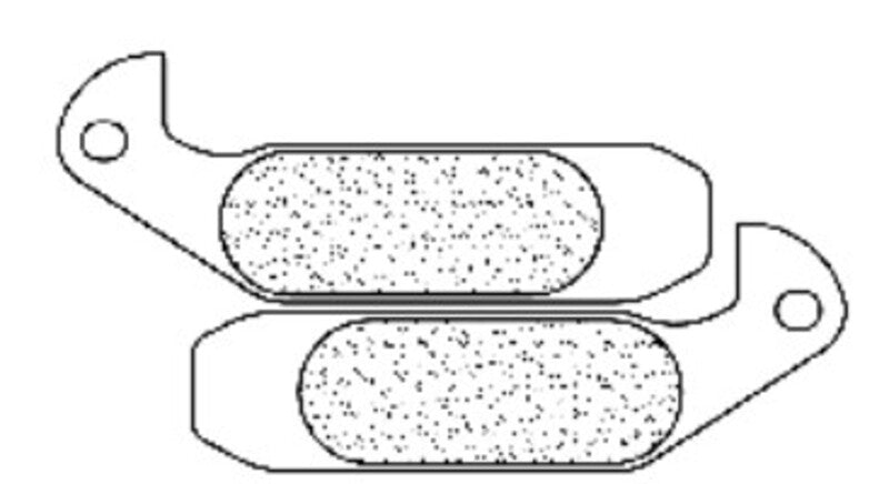 CLBRA BRAKE PADS SINTERED WITH CERAMIC T