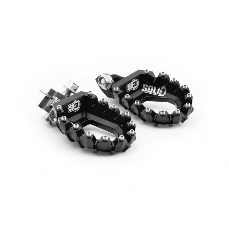 S3 FOOTPEGS KIT S3 SOLID, BLK
