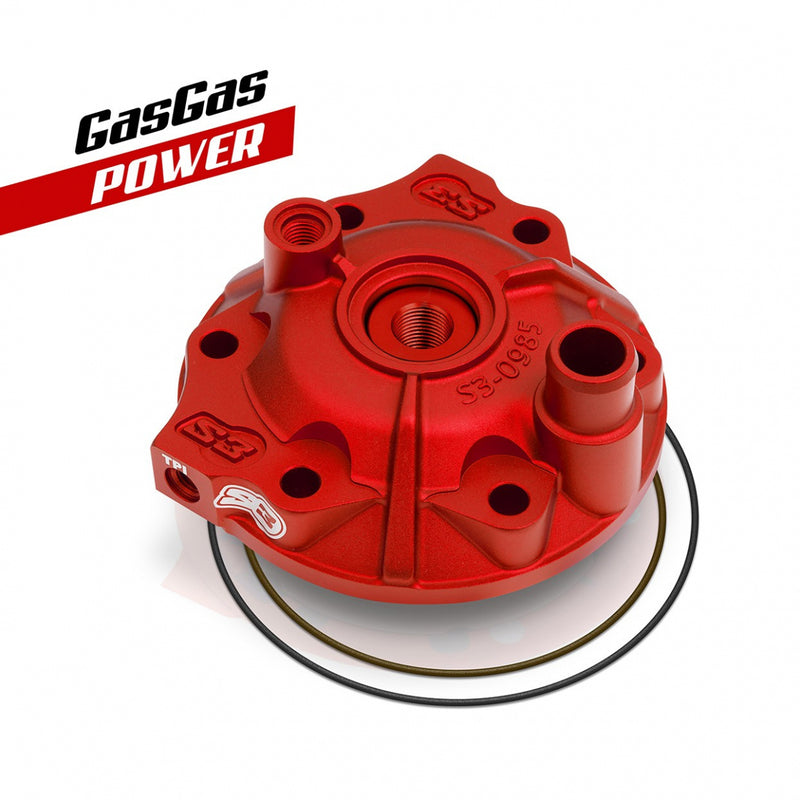 S3 GAS GAS ENDURO CYLINDER HEAD, RED