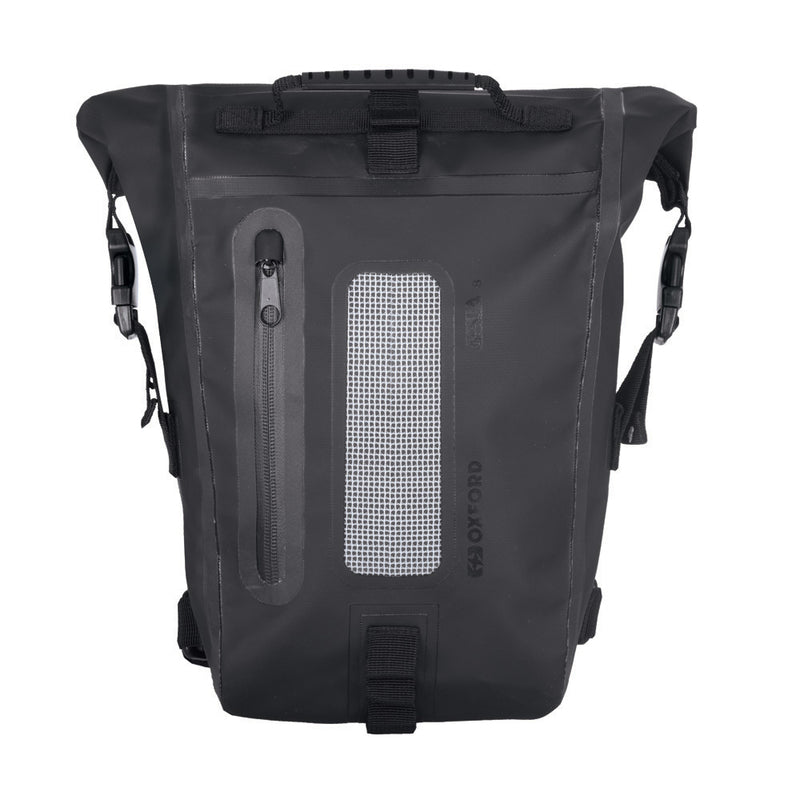 OXFOR LUGGAGE AQUA T8 TAIL BAG, BLK/BLK