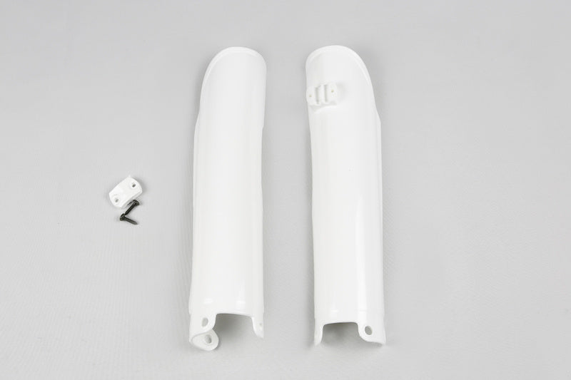 UFO FORK SLIDER PROTECTORS, WHT