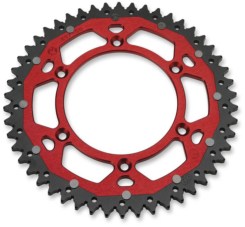 SPROCKET DUAL MSE HUSQ 49T RED