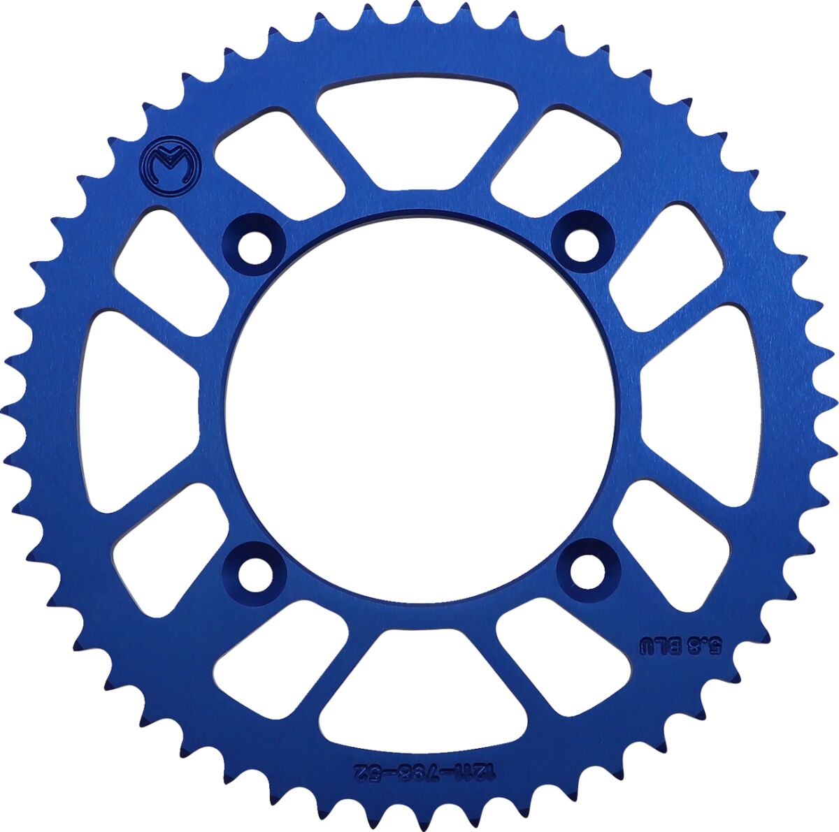 SPROCKET ALU YAM 52T BLUE
