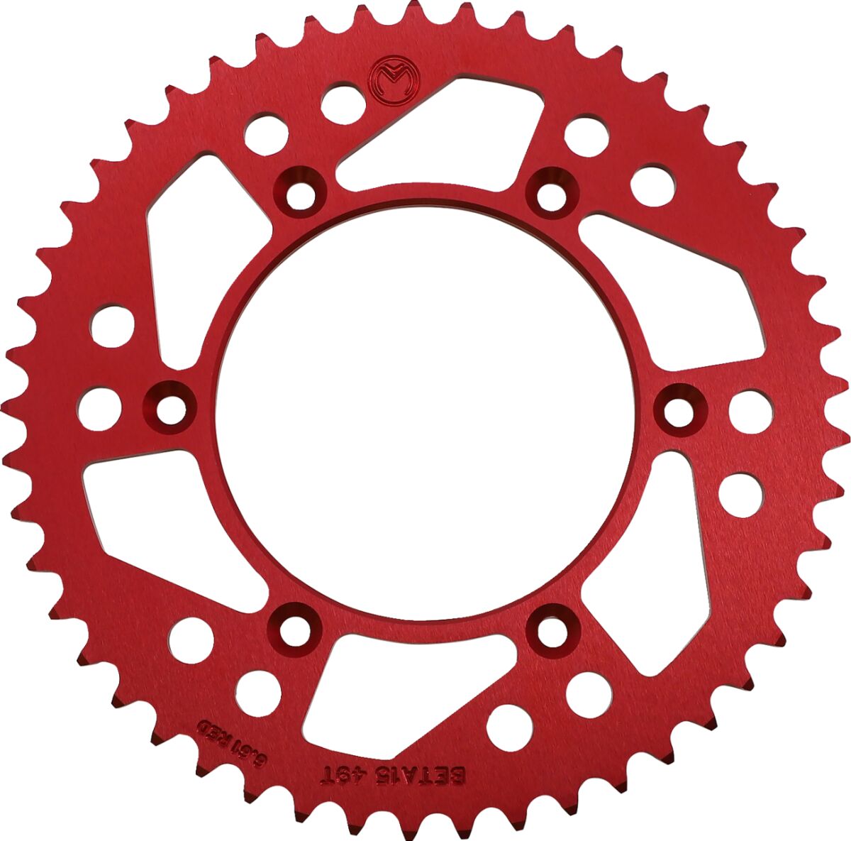 SPROCKET ALU MSE BETA 49T RED