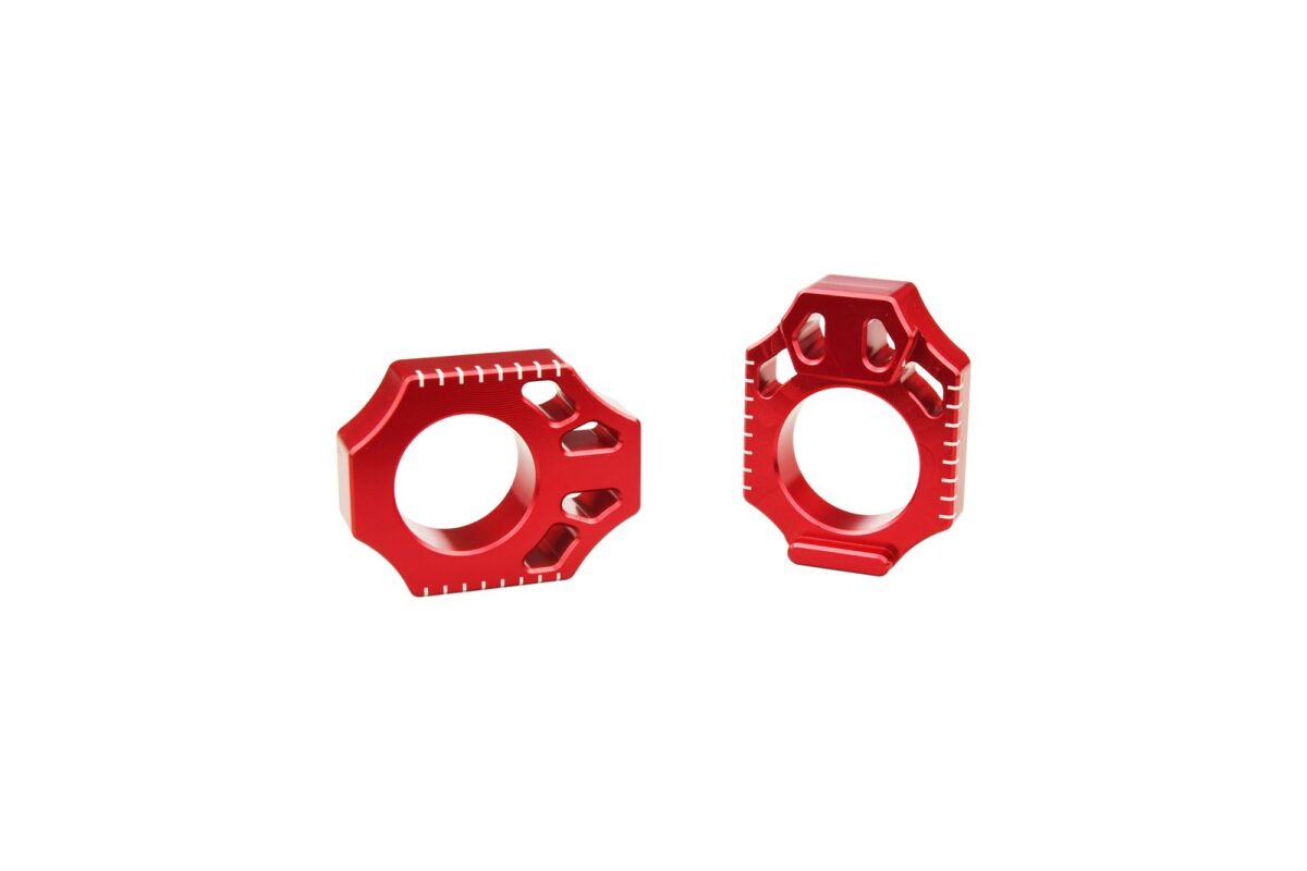 AXLE BLOCK KAW/SUZ RED