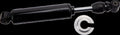 REAR SHOCK POLARIS MSE
