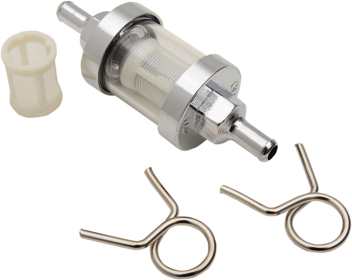 FUEL FILTER 1/4 GLASS