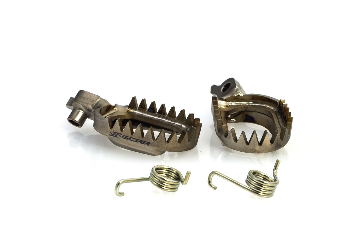 FOOTPEGS MUD TITANIUM YZF250 2