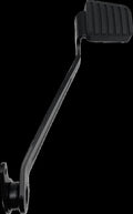 PEDAL REAR BRAKE BLK M8 ST