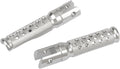 FOOTPEGS SLASH-CUT SILVER