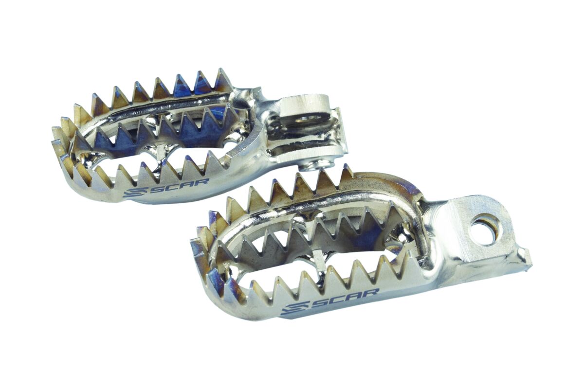 FOOTPEGS TITANIUM SCAR KTM/HVA