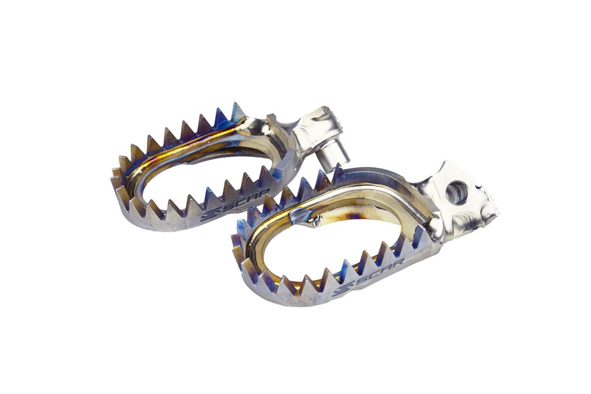 FOOTPEGS MUD TITANIUM YZ/YZF/K