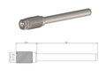 BRAKE PAD PIN DRILLED KWSKI SZ