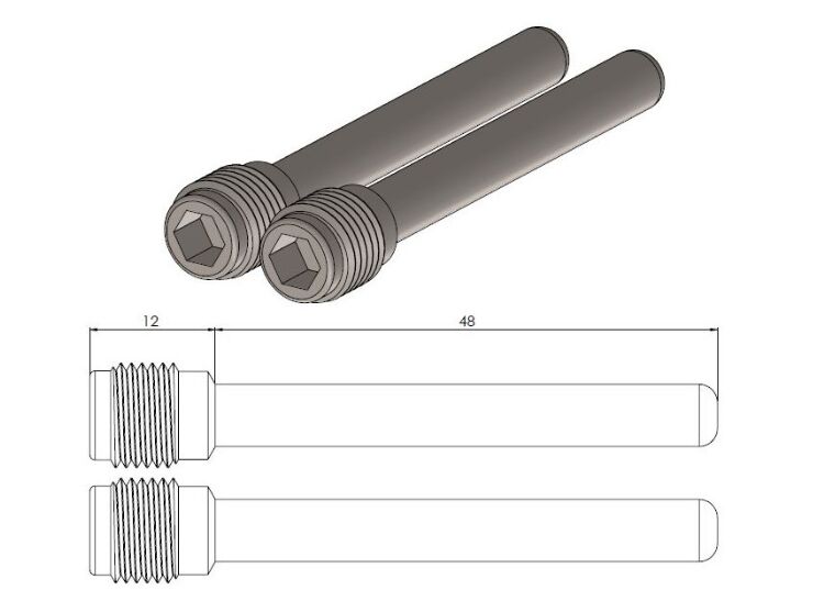 BRAKE PAD PIN