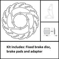 BRAKE KIT FRONT FIX 260MM