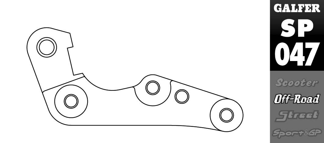 BRAKE CALIPER ADAPTOR