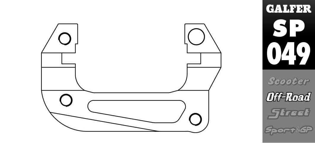BRAKE CALIPER ADAPTOR